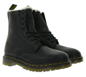 Dr. Martens 1460 Serena Women's Genuine Leather Boots with Faux Fur Lining Ankle Boots Fall Shoes 21797001 Black
