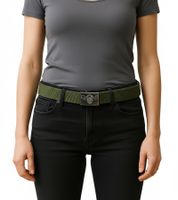 Avenged Sevenfold A7X Gürtel von der Metal-Band Stoff-Gürtel Totenkopf mit Stahlhelm und Fledermausflügel Alltags-Gürtel für Damen und Herren ca. 126cm mit Band-Schriftzug BT111786ASF0 Oliv-Grün Avenged Sevenfold A7X Gürtel von der Metal-Band Stoff-Gürtel Totenkopf mit Stahlhelm und Fledermausflügel Alltags-Gürtel für Damen und Herren ca. 126cm mit Band-Schriftzug BT111786ASF0 Oliv-Grün
