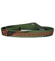 Avenged Sevenfold A7X Gürtel von der Metal-Band Stoff-Gürtel Totenkopf mit Stahlhelm und Fledermausflügel Alltags-Gürtel für Damen und Herren ca. 126cm mit Band-Schriftzug BT111786ASF0 Oliv-Grün Avenged Sevenfold A7X Gürtel von der Metal-Band Stoff-Gürtel Totenkopf mit Stahlhelm und Fledermausflügel Alltags-Gürtel für Damen und Herren ca. 126cm mit Band-Schriftzug BT111786ASF0 Oliv-Grün