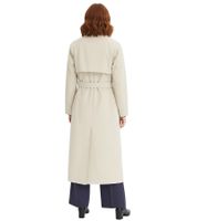 Elegante trench da donna con maniche staccabili, giacca business 947271, kaki Elegante trench da donna con maniche staccabili, giacca business 947271, kaki