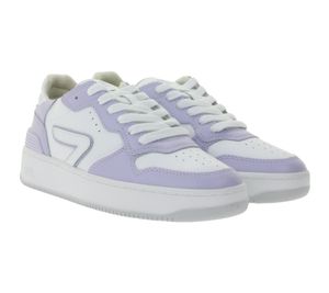 Sneakers da donna HUB Smash L31 con fodera in spugna, vera pelle, W5008L31-L10-948, bianco/viola Sneakers da donna HUB Smash L31 con fodera in spugna, vera pelle, W5008L31-L10-948, bianco/viola