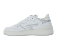 Sneakers da donna HUB Smash L31 con fodera in spugna, in vera pelle, W5008L31-L10-945 Bianco/Argento Sneakers da donna HUB Smash L31 con fodera in spugna, in vera pelle, W5008L31-L10-945 Bianco/Argento