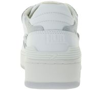 Sneakers da donna HUB Smash L31 con fodera in spugna, in vera pelle, W5008L31-L10-945 Bianco/Argento Sneakers da donna HUB Smash L31 con fodera in spugna, in vera pelle, W5008L31-L10-945 Bianco/Argento