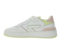 Sneakers da donna HUB Smash L31 con fodera in spugna, vera pelle, W5008L31-L10-A21, Bianco/Rosa Sneakers da donna HUB Smash L31 con fodera in spugna, vera pelle, W5008L31-L10-A21, Bianco/Rosa