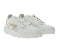Sneakers da donna HUB Duke con fodera in spugna, in vera pelle, W50008L31-L10-947, Bianco/Beige Sneakers da donna HUB Duke con fodera in spugna, in vera pelle, W50008L31-L10-947, Bianco/Beige
