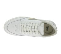 Sneakers da donna HUB Duke con fodera in spugna, in vera pelle, W50008L31-L10-947, Bianco/Beige Sneakers da donna HUB Duke con fodera in spugna, in vera pelle, W50008L31-L10-947, Bianco/Beige