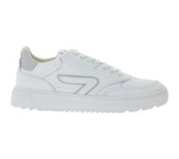 Sneakers da donna HUB Duke con fodera in spugna, vera pelle, W6409L31-L10-449, bianco/grigio Sneakers da donna HUB Duke con fodera in spugna, vera pelle, W6409L31-L10-449, bianco/grigio