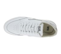 Sneakers da donna HUB Duke con fodera in spugna, vera pelle, W6409L31-L10-449, bianco/grigio Sneakers da donna HUB Duke con fodera in spugna, vera pelle, W6409L31-L10-449, bianco/grigio