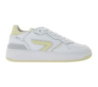 Sneakers da donna HUB Smash L31 con fodera in spugna, in vera pelle, W5008L31-L10-897, Bianco/Beige Sneakers da donna HUB Smash L31 con fodera in spugna, in vera pelle, W5008L31-L10-897, Bianco/Beige