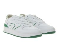 HUB Smash L31 Women's Terry-Lined Sneakers, Genuine Leather, W5008L31-L10-896 White/Green HUB Smash L31 Women's Terry-Lined Sneakers, Genuine Leather, W5008L31-L10-896 White/Green