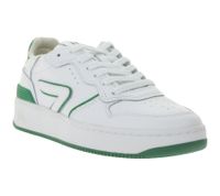 HUB Smash L31 Women's Terry-Lined Sneakers, Genuine Leather, W5008L31-L10-896 White/Green HUB Smash L31 Women's Terry-Lined Sneakers, Genuine Leather, W5008L31-L10-896 White/Green