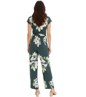Mono elegante para mujer con estampado floral, conjunto festivo 912598 Verde