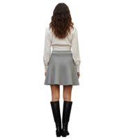 Minigonna in maglia da donna – Elegante e intramontabile con elastico in vita 978962 Grigio mélange Minigonna in maglia da donna – Elegante e intramontabile con elastico in vita 978962 Grigio mélange