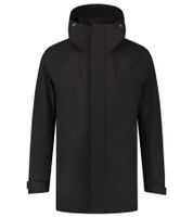 Giacca invernale isolante da uomo Blue LOOP Originals Virga Iso Long Jacket, giacca invernale sostenibile con finitura OrganoTex Industrial DWR M-VJL006-22, nera o verde scuro