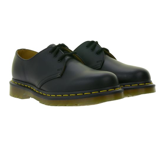 Dr. Martens 1461 Smooth Women's Oxford Shoes with Padded DMS Sole Smooth Leather Shoes 11838002 Black