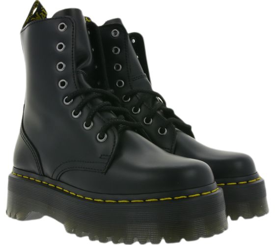 Dr. Martens Jadon Men's High-Top Genuine Leather Boots, Robust Lace-Up Boots with 8-Eye Lacing, 15265001 Black