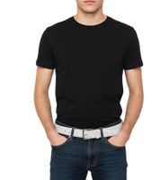 Panic! At The Disco Rock Band Leather Belt with Stylish Pattern Casual Belt White/Gray