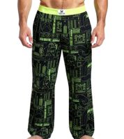 RE:COVERED X XBOX Series X Lounge Pants Men's Pajama Pants Stylish Pajama Pants in Black/Green or Black/Neon Green RE:COVERED X XBOX Series X Lounge Pants Men's Pajama Pants Stylish Pajama Pants in Black/Green or Black/Neon Green
