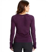 Camiseta de manga larga sin costuras FAYN SPORTS para mujer (paquete de 2), ropa de fitness, 46379918, morado