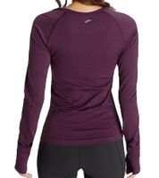 Camiseta de manga larga sin costuras FAYN SPORTS para mujer (paquete de 2), ropa de fitness, 46379918, morado