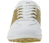 DUCA DEL COSMA Valderama Herren Golf-Schuhe mit wasserdichtem Sockensystem Damen Echtleder-Schuhe Sport-Schuhe 121257-100 Weiß