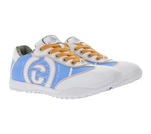 DUCA DEL COSMA Klm Open Unisex Golf-Schuhe mit Bootie-System Echtleder-Schuhe Sport-Schuhe 120981-20 Weiß/Blau DUCA DEL COSMA Klm Open Unisex Golf-Schuhe mit Bootie-System Echtleder-Schuhe Sport-Schuhe 120981-20 Weiß/Blau