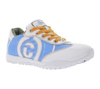 DUCA DEL COSMA Klm Open Unisex Golf-Schuhe mit Bootie-System Echtleder-Schuhe Sport-Schuhe 120981-20 Weiß/Blau