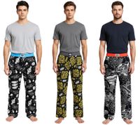 RE:COVERED X STAR WARS Pyjama-Hose Herren Schlafanzug-Hose mit verschiedenen Prints Loungepants in Schwarz/Gelb oder Schwarz/Weiß