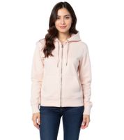 Sudadera con capucha y cremallera de algodón ZEGY para mujer 1083 en rosa, morado, azul marino, azul claro, blanco o verde menta