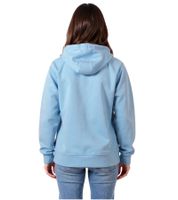Sudadera con capucha y cremallera de algodón ZEGY para mujer 1083 en rosa, morado, azul marino, azul claro, blanco o verde menta