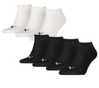21 pares de calcetines de algodón PUMA, calcetines deportivos sencillos, calcetines cortos, medias, 70122094 001 Negro/Blanco