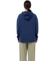 Sweat à capuche ZEGY pour femme avec motifs d'oiseaux, pull en coton 1074 en bleu, bleu marine, violet, violet clair