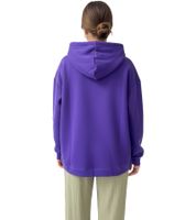 Sweat à capuche ZEGY pour femme avec motifs d'oiseaux, pull en coton 1074 en bleu, bleu marine, violet, violet clair