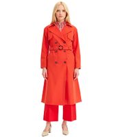 stilvoller Damen Mantel im Trenchcoat-Stil mit Reverskragen Business-Jacke in Khaki, Beige oder Rot stilvoller Damen Mantel im Trenchcoat-Stil mit Reverskragen Business-Jacke in Khaki, Beige oder Rot