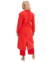 stilvoller Damen Mantel im Trenchcoat-Stil mit Reverskragen Business-Jacke in Khaki, Beige oder Rot stilvoller Damen Mantel im Trenchcoat-Stil mit Reverskragen Business-Jacke in Khaki, Beige oder Rot