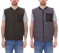 Chaleco acolchado 11 PROJECT PURlle para hombre, estilo de vida 20715253 en gris y verde oscuro