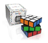 Pack de 3 Cubos de Rubik Bonbae 3x3 para Niños y Adultos. Un juego de rompecabezas que fomenta la concentración, la lógica y la habilidad. Juego educativo. Negro/Colorido.