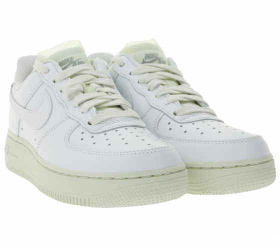 NIKE Air Force 1 LO PRM Sneakers Unisex, Vera Pelle, Sneakers Basse con Ammortizzazione Air, DN5463 100 Bianco