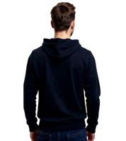 U.S. SPORT AMERICA Men's Hoodie with Football Motif, Cotton Pullover, Casual Hoodie in Black or Dark Blue
