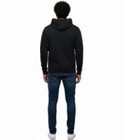 U.S. SPORT AMERICA Men's Hoodie with Football Motif, Cotton Pullover, Casual Hoodie in Black or Dark Blue