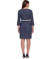 2-Pack Polka Dot Women's Dress with Belt, Beach Outfit, Midi Dress 940590 Dark Blue/White