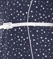 2-Pack Polka Dot Women's Dress with Belt, Beach Outfit, Midi Dress 940590 Dark Blue/White