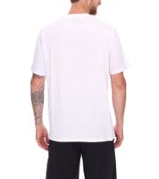 2-pack of U.S. SPORT AMERICA men's basic cotton crew neck short-sleeved t-shirts in blue/black, black/white, or blue/white