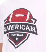 2-pack of U.S. SPORT AMERICA men's basic cotton crew neck short-sleeved t-shirts in blue/black, black/white, or blue/white