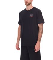 2-pack of U.S. SPORT AMERICA men's basic cotton crew neck short-sleeved t-shirts in blue/black, black/white, or blue/white