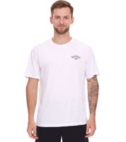 2-pack of U.S. SPORT AMERICA men's basic cotton crew neck short-sleeved t-shirts in blue/black, black/white, or blue/white