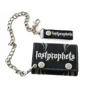 Lostprophets Vinyl Stylish Welsh Rock Band Wallet with Logo Print, Black/White