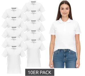 Polo ELEVATE Helios para mujer, piqué de algodón, 180 g/m², 3810701, blanco (paquete de 10) Polo ELEVATE Helios para mujer, piqué de algodón, 180 g/m², 3810701, blanco (paquete de 10)