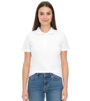 Polo ELEVATE Helios para mujer, piqué de algodón, 180 g/m², 3810701, blanco (paquete de 10)