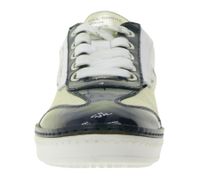 DUCA DEL COSMA Trophy Women's Golf Shoes, Genuine Leather with Patent Leather, Sports Shoes, 150281-31 Blue/Gold